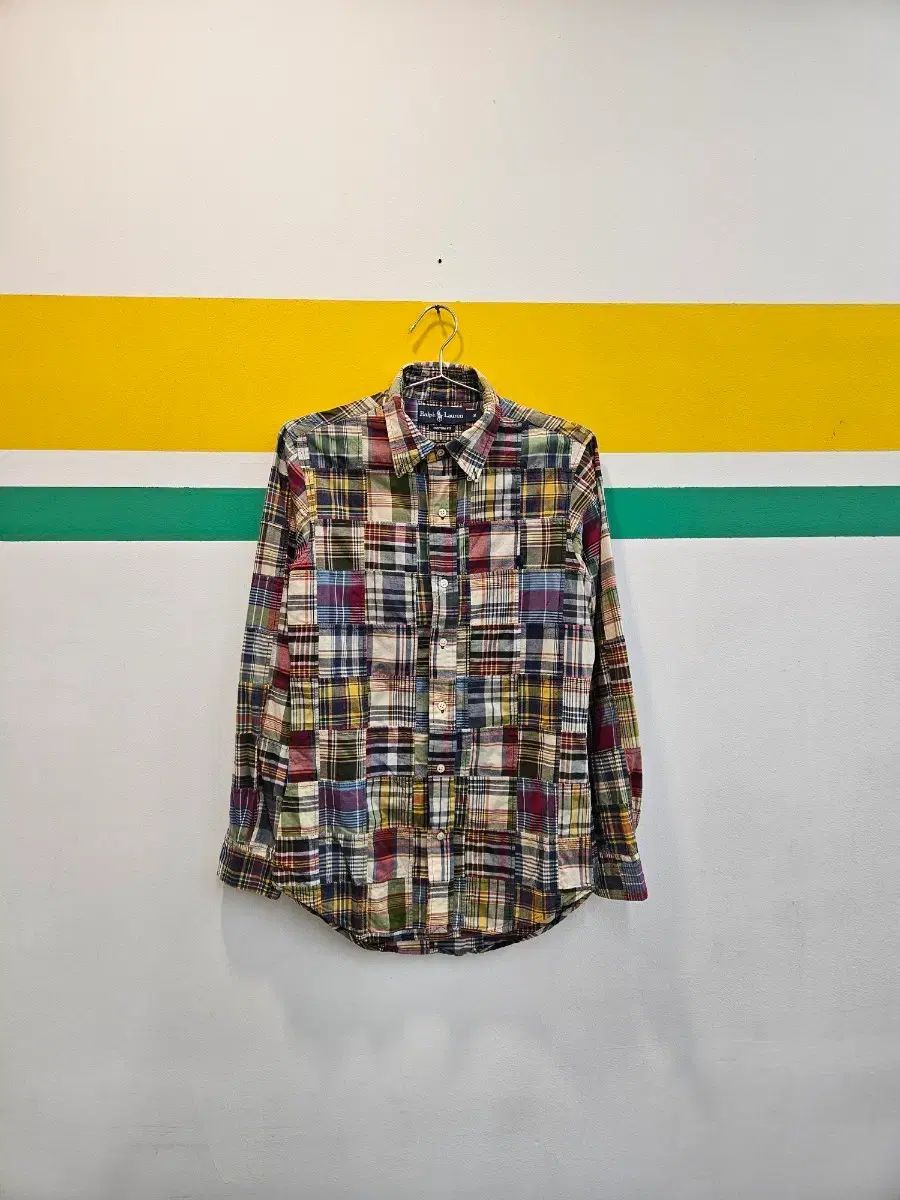 ポロラルフローレン パッチワーク CHECK シャツ