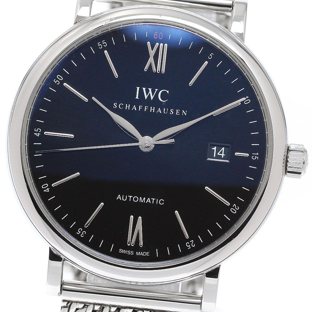 IWC IWC SCHAFFHAUSEN IW356506 ポートフィノ デイト 自動巻き メンズ _962237
