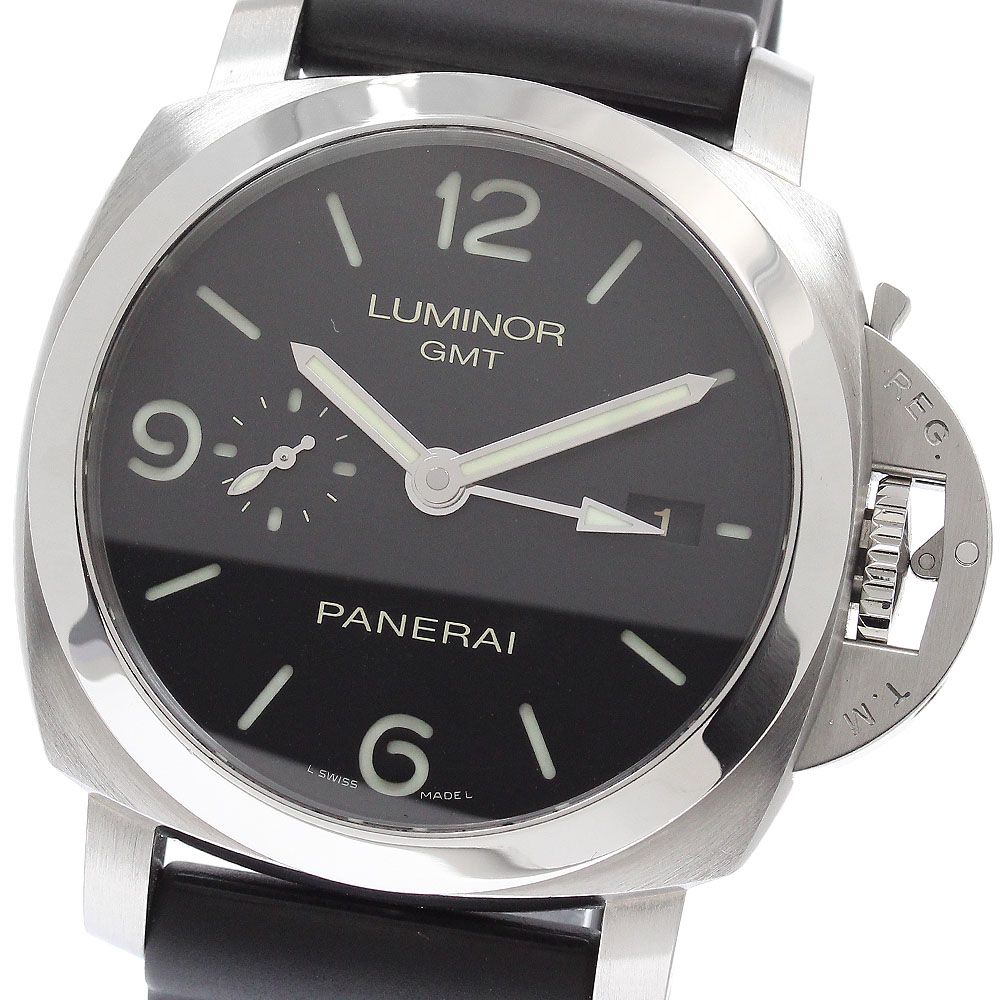 パネライ PANERAI PAM00320 ルミノール 1950 3デイズ GMT 自動巻き メンズ 美品 箱付き_961372