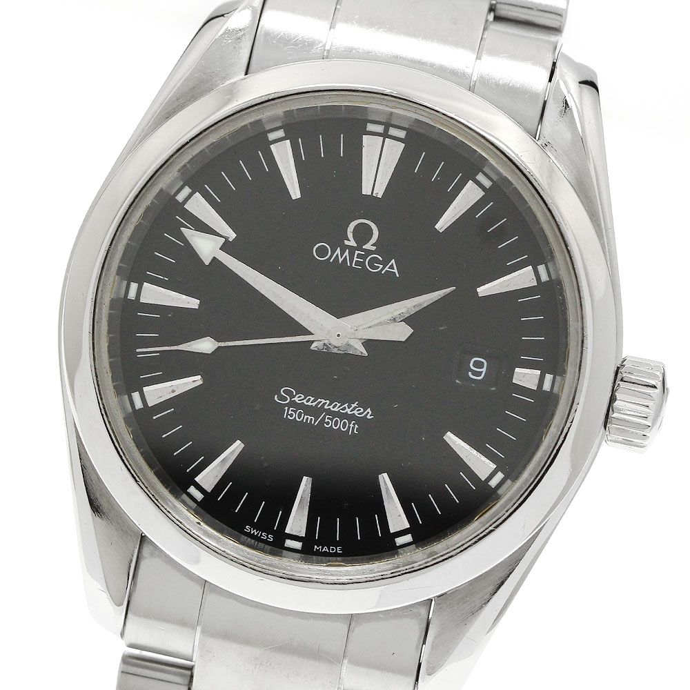 オメガ OMEGA 2518.50 シーマスター アクアテラ デイト クォーツ ボーイズ _958161