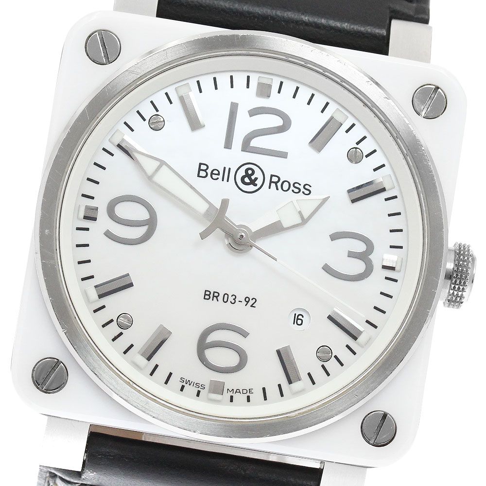 ベル＆ロス Bell＆Ross BR03-92-SC アビエーション アルティメーター デイト 自動巻き メンズ _961308