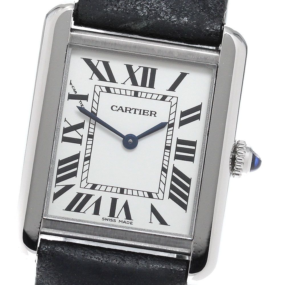 カルティエ CARTIER WSTA0030 タンクソロSM クォーツ レディース 保証書付き_963175