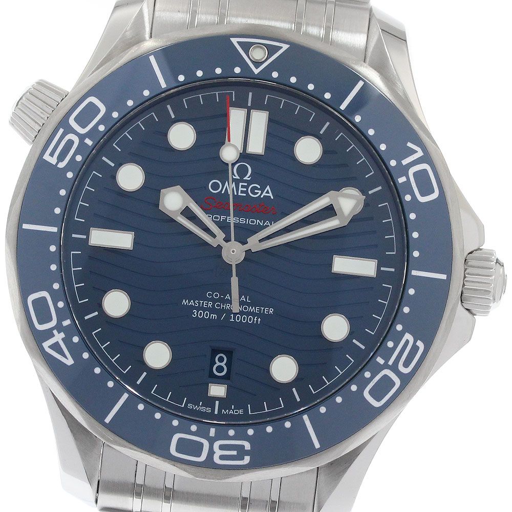 オメガ OMEGA 210.30.42.20.03.001 シーマスター300 コーアクシャル マスタークロノメーター 自動巻き メンズ 美品 保証書付き_951414