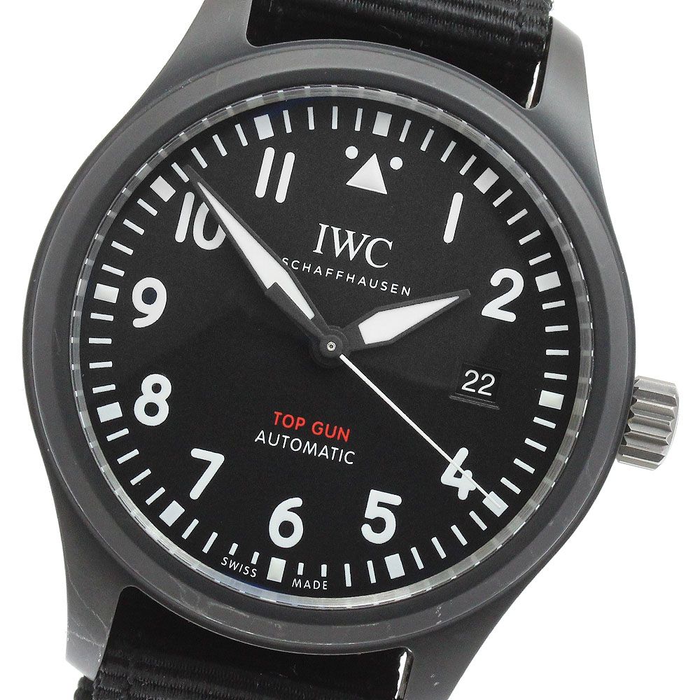 IWC IWC SCHAFFHAUSEN IW326901 パイロットウォッチ トップガン デイト 自動巻き メンズ 箱・保証書付き_963145