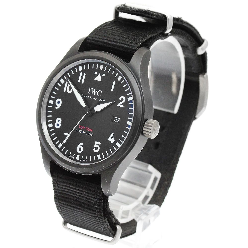 IWC IWC SCHAFFHAUSEN IW326901 パイロットウォッチ トップガン デイト 自動巻き メンズ 箱・保証書付き_963145 IWC IWC SCHAFFHAUSEN IW326901 パイロットウォッチ トップガン デイト
