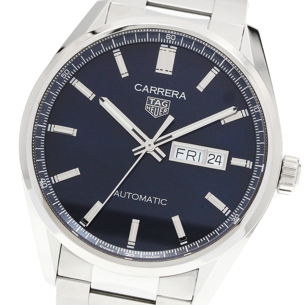 タグホイヤー TAG HEUER WBN2012.BA0640 カレラ キャリバー5 デイデイト 自動巻き メンズ _956693