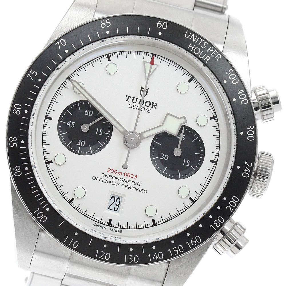 チュードル TUDOR 79360N ブラックベイ クロノ デイト 自動巻き メンズ 良品 _961491