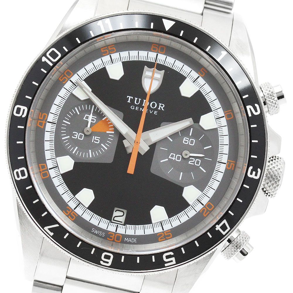チュードル TUDOR 70330 ヘリテージ クロノ デイト 自動巻き メンズ 良品 _962481