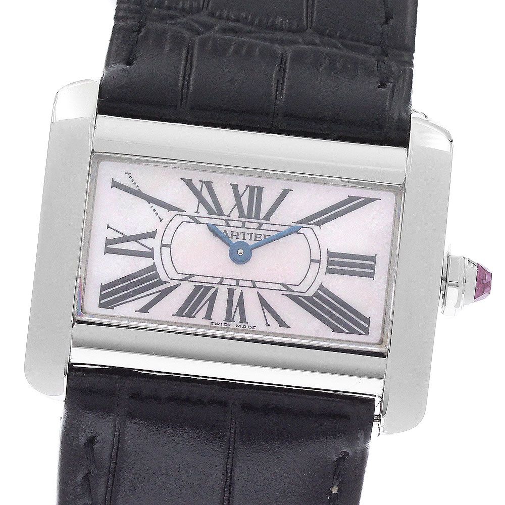 カルティエ CARTIER W6301455 タンク ディヴァン ミニ シェル文字盤 クォーツ レディース _961924