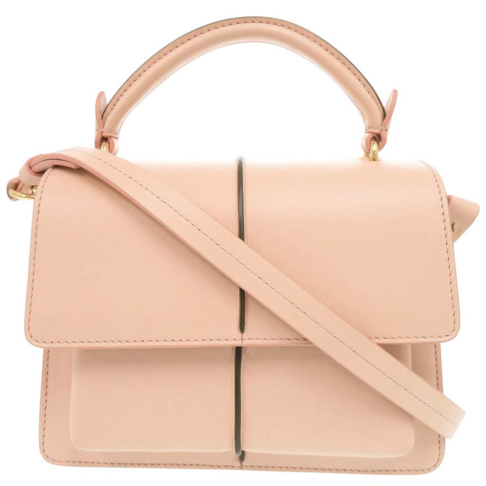 美品 マルニ アタッシェバッグ レザー ピンク 2WAY ハンドバッグ ショルダーバッグ 0293 MARNI