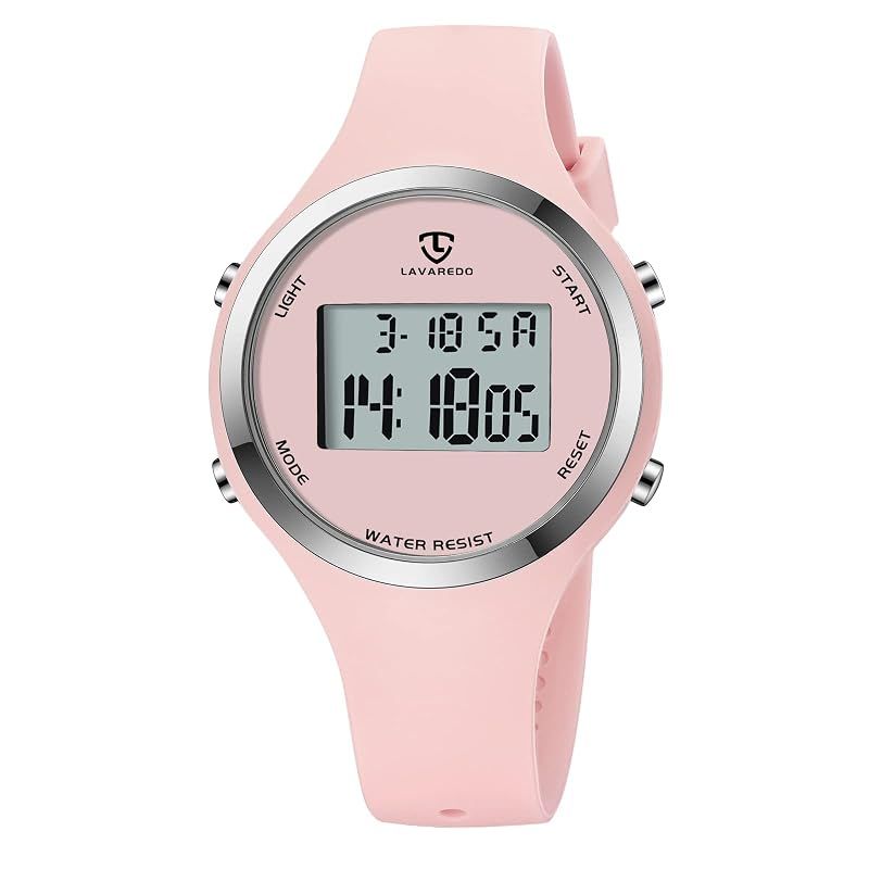 【新品】 デジタル腕時計 レディース 子供腕時計 女の子 うで時計 おしゃれ 防水 腕時計 キッズ シンプル スポーツウォッチ キッズ 多機能付け アラーム/日付/曜日/ストップウォッチ/LEDライト 日本語取扱説明書付き 誕生日 記念日 入学祝い プレゼント
