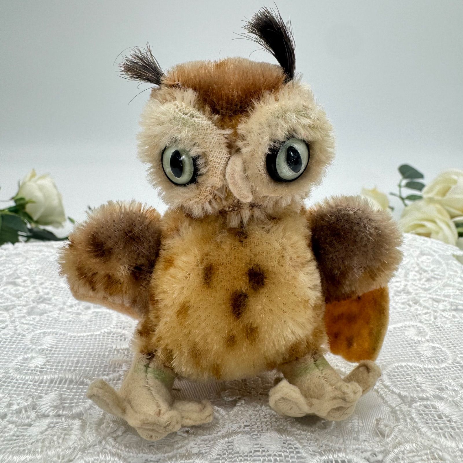 送料無料☆シュタイフ☆Owl Wittie 10cm☆フクロウのウィッティ/梟 