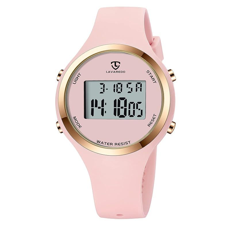 【新品】 腕時計 レディース うで時計 ピンク デジタル腕時計 メンズ 男女兼用 子供腕時計 スポーツウォッチ 多機能付け 目覚まし 日付表示 防水時計 アウトドア シンプルウォッチ おしゃれ ビジネス 仕事 通勤 20代 30代 40代 女性用 妻 母 彼女