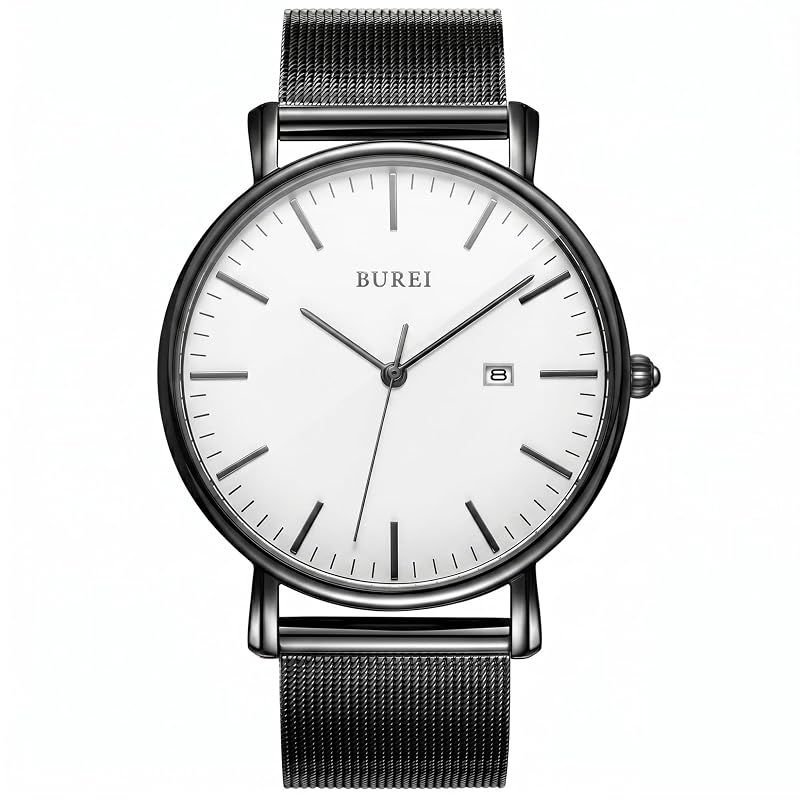 【新品】 [BUREI]メンズ 腕時計 シンプル おしゃれ 防水 アナログ 腕時計 人気 ブランド メンズ 時計G
