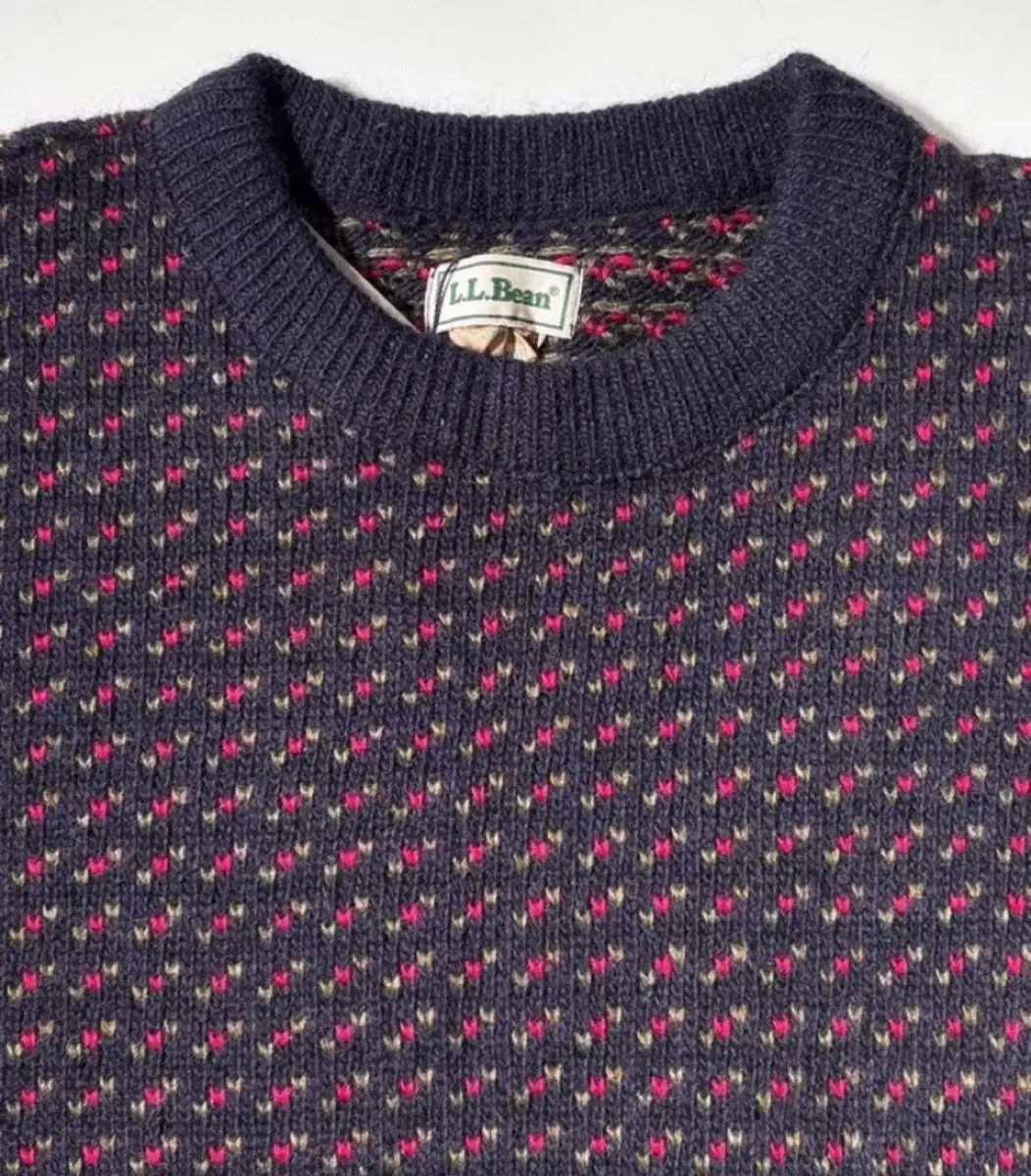 80s LL bean(エルエルビーン) バードアイ スウェットニット