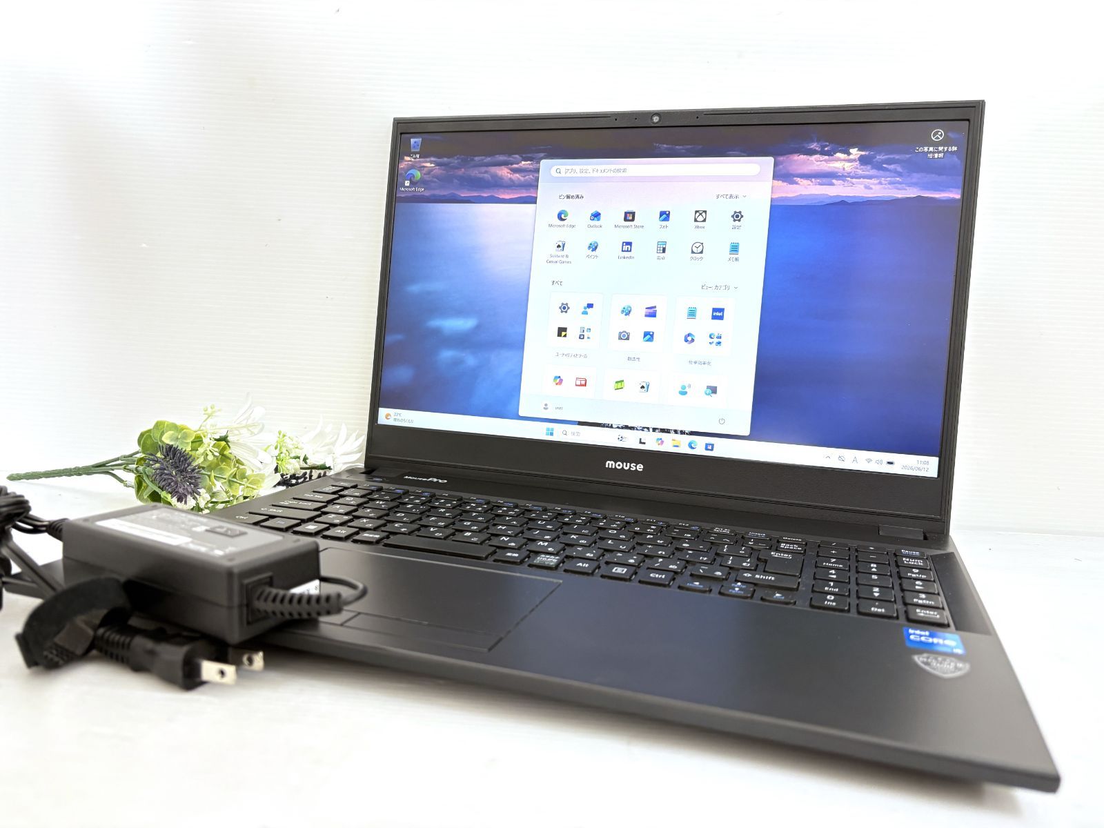 【美品 バッテリー良好】マウスコンピューター MousePro-NB541H 2206MPro-NB541HW11 Core i5(1135G7)2.4GHz/RAM:8GB SSD:256GB』 15.6インチフルHD DVDドライブ Win11 動作品