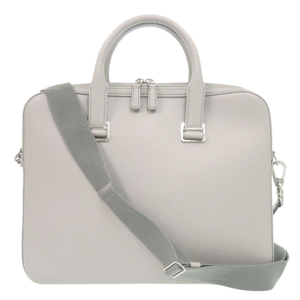 新品同様 ダンヒル カドガン 2way ビジネスバッグ ブリーフケース レザー グレー 0926 Dunhill