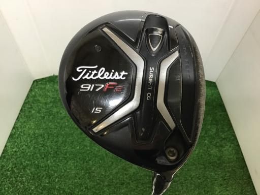 【中古】 タイトリスト 917 F2 15° フェアウェイウッド FW Tour AD TP-7 (フレックスS) メンズ 男性用 右利き 右用 Cランク ゴルフクラブ