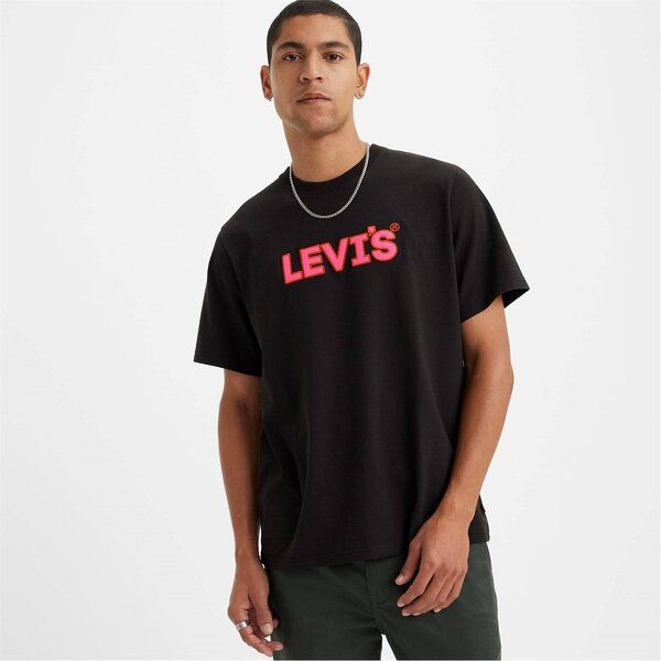 リーバイス メンズ トップス Tシャツ Levis Varsity Circle TShirt Kelp HL