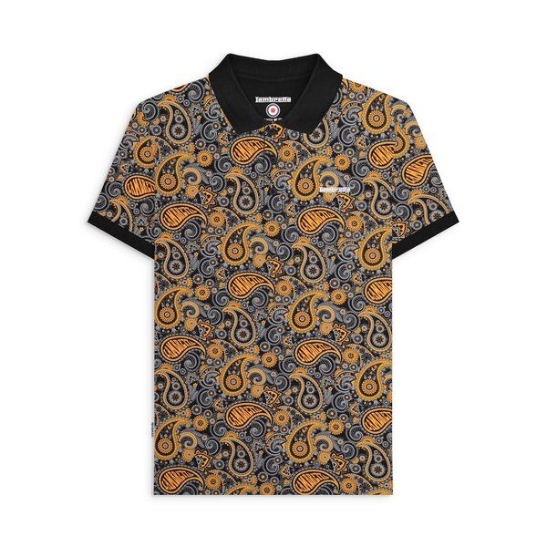 ランブレッタ メンズ トップス ポロシャツ Lambretta Pasly Polo Sn00 Black ブラック