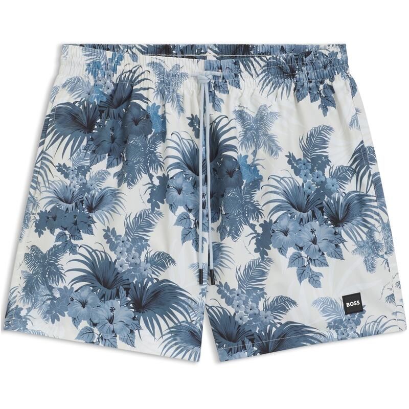 ボス メンズ 水着 ハーフパンツ・ショーツ ショートパンツ Boss Piranha Swim Shorts Open Blue 483 ブルー