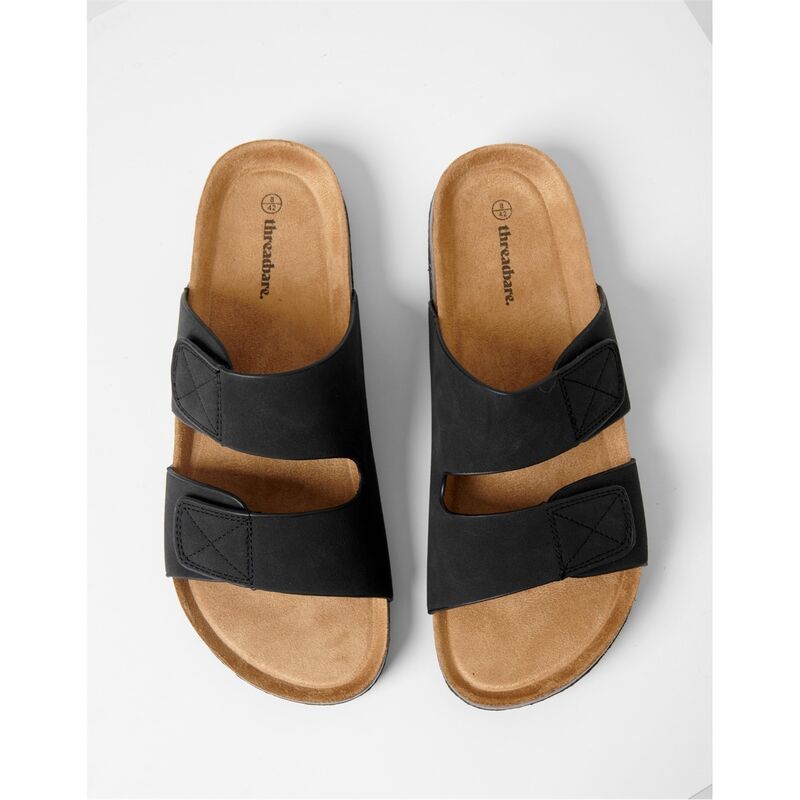スリードベア メンズ シューズ サンダル Threadbare Sandal Artemis Sn99 Black ブラック
