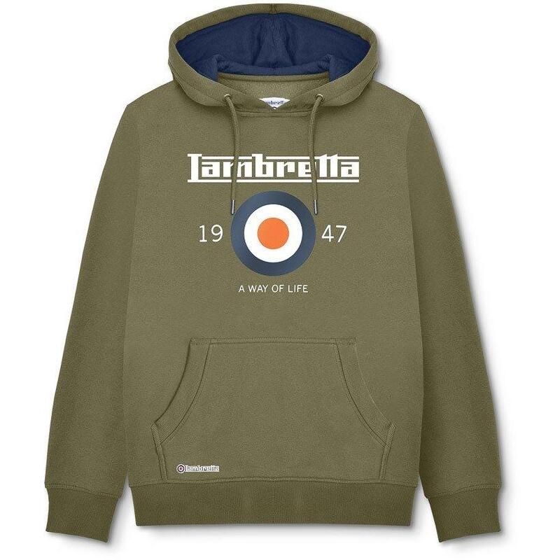 ランブレッタ メンズ アウター パーカー・スウェット Lambrettarget Hoodie Green グリーン