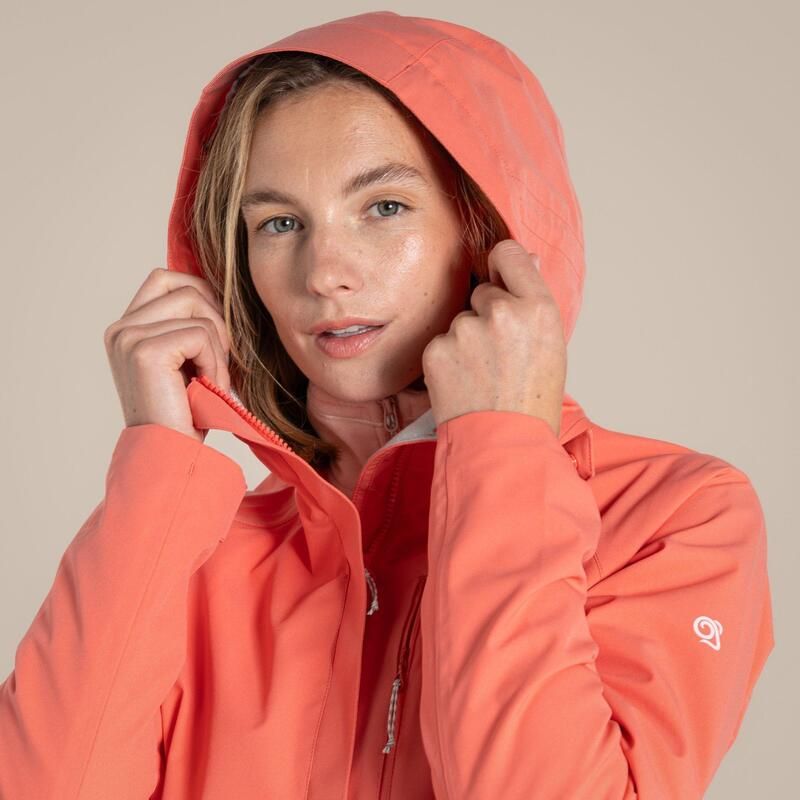クラッグホッパーズ レディース アウター ジャケット・ブルゾン Craghoppers Womens Crag Caldbeck Waterproof Jacket Deep Coral コーラル