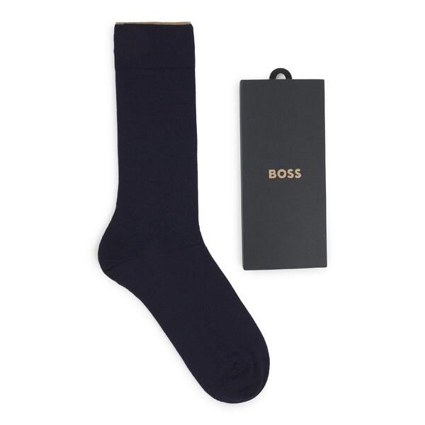 ボス メンズ アンダーウェア 靴下 シルク アンクル Boss Rs Cashmere Silk Uni 10265696 Ankle Sock Mens Dark Blue ブルー
