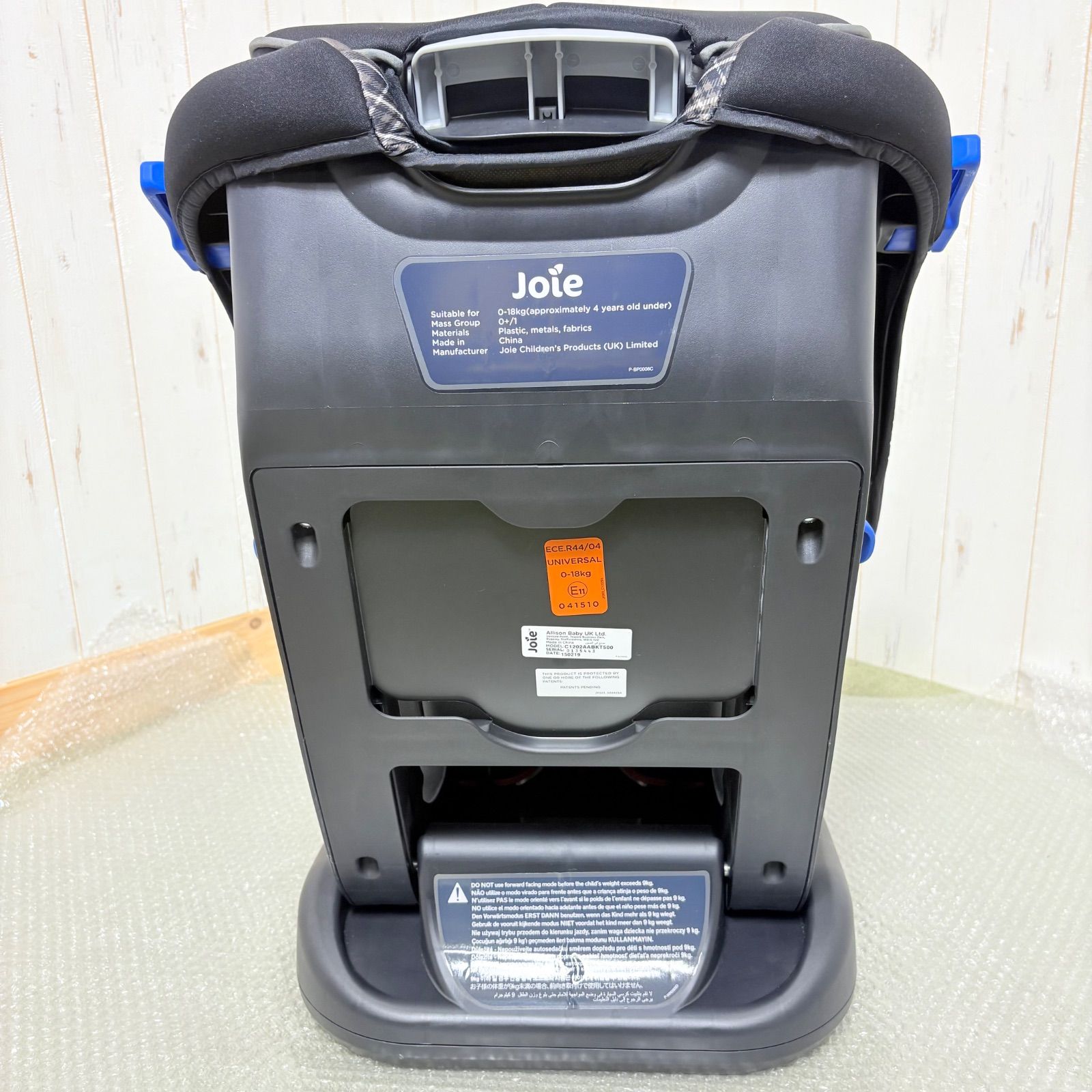 美品・未使用品】Joie チャイルドシート 新生児〜4歳用 0-18kg対応 未 