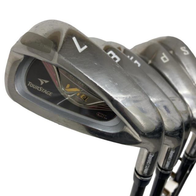 【中古】 ブリヂストン TOURSTAGE ViQ CL(2008) 4S (クリスタルピンク) レディース アイアンセット IR VI-40 (フレックスL) レディース 女性用 右利き 右用 Cランク ゴルフクラブ