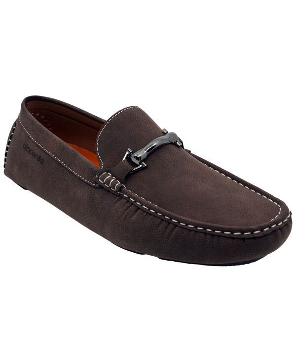 アカデミクス メンズ シューズ スリッポン・ローファー Akademiks Mens Weston SlipOn Buckle Loafers Brown ブラウン