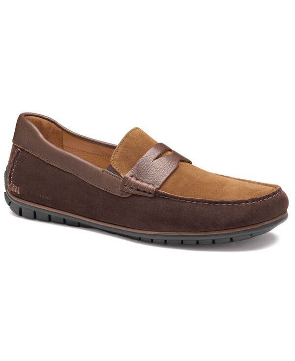 ジョンストンアンドマーフィー メンズ シューズ スリッポン・ローファー Johnston Murphy Mens Cort 20 Round Toe Penny Loafers Brown multi