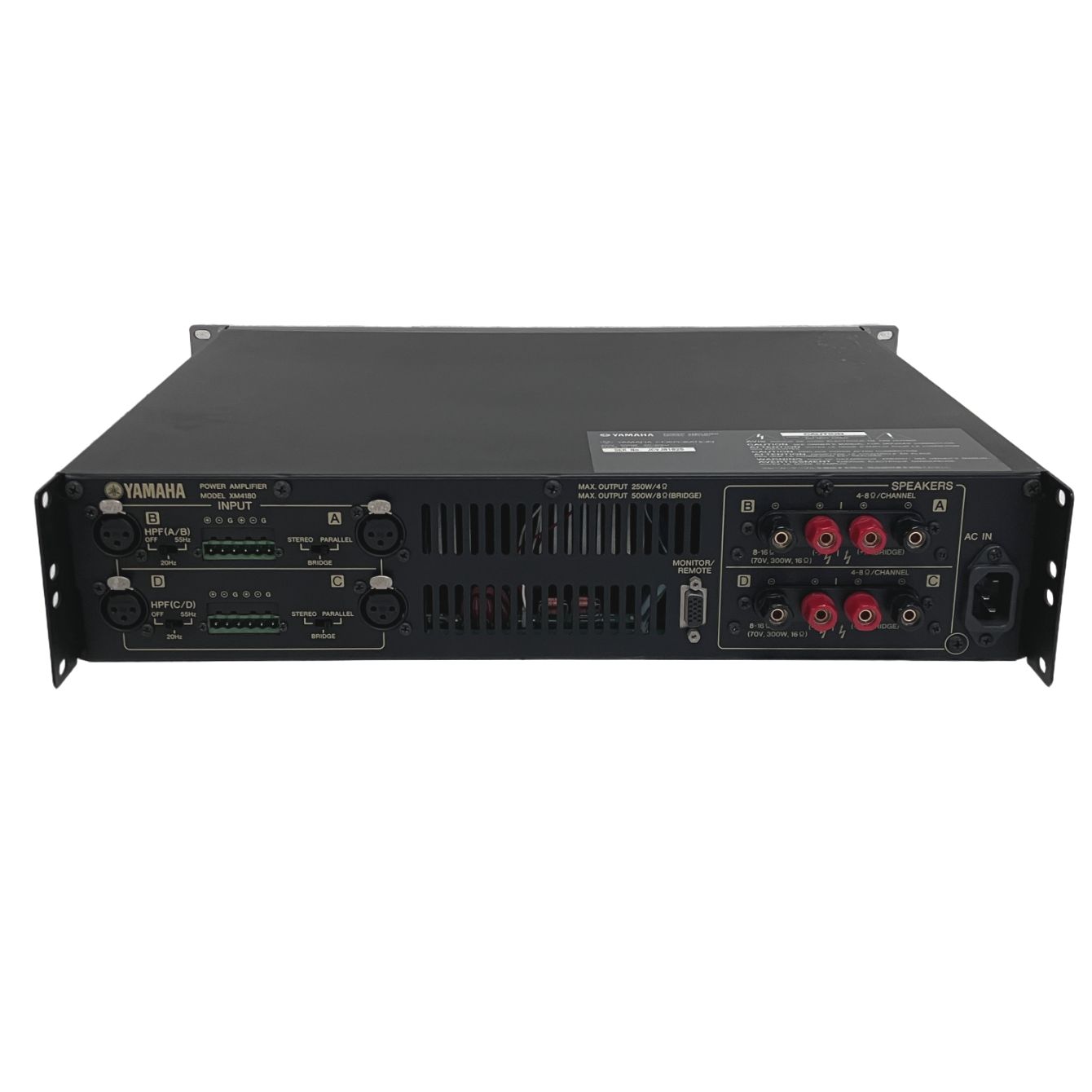 YAMAHA XM4180 4ch パワーアンプ マルチチャンネル ヤマハ 音響機器