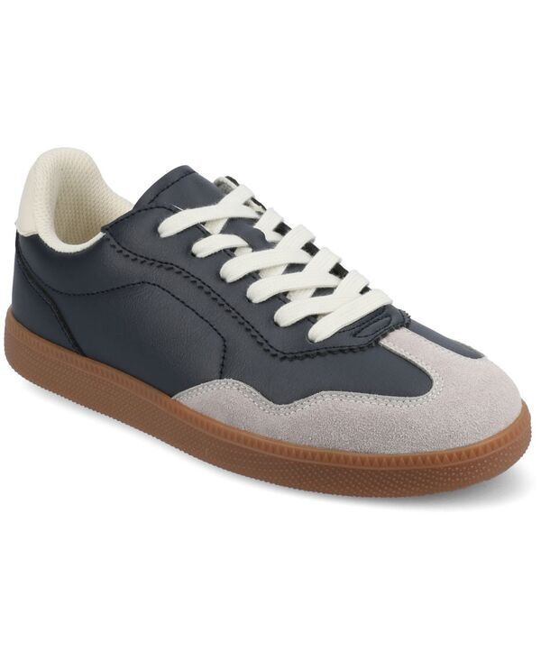 ジュルネ コレクション レディース シューズ スニーカー レース Journee Collection Womens Lummie Lace Up Sneakers Navy ネイビー