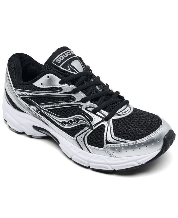 サッカニー レディース シューズ スニーカー Saucony Womens Ride Millennium Casual Sneakers from Finish Line Black Silver
