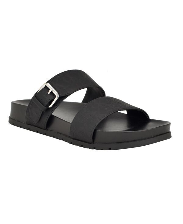 カルバンクライン レディース シューズ サンダル Calvin Klein Womens Landesa SlipOn Casual Sandals Black ブラック