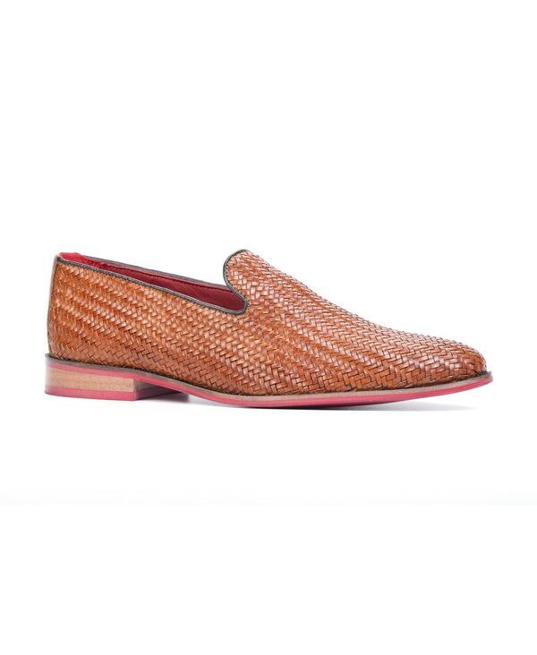 カルロスサンタナ メンズ シューズ スリッポン・ローファー ローファー Carlos by Carlos Santana Mens Gibson Weave Loafers Tan タン
