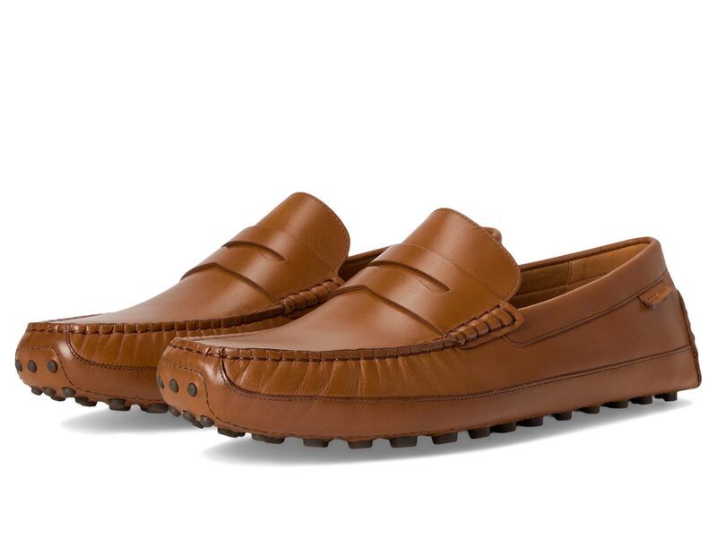 コールハーン メンズ シューズ スリッポン・ローファー Cole Haan Davies Grand Penny Driving Loafers British TanJav タン