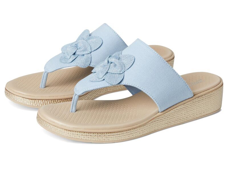 ライフストライド レディース シューズ サンダル LifeStride Bloom Thongskyway Blue Lin ブルー
