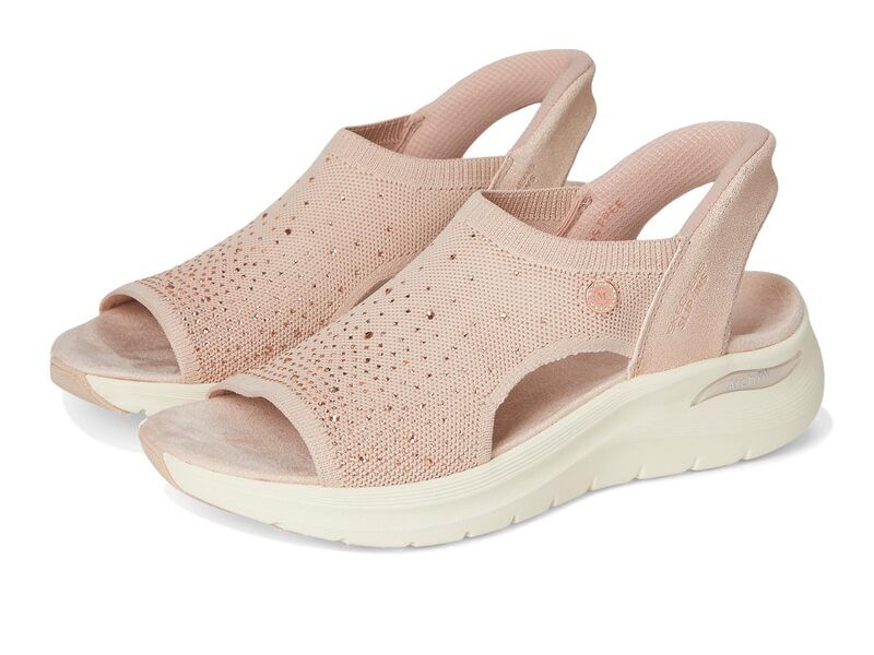 スケッチャーズ レディース シューズ サンダル SKECHERS Martha Stewarts Arch Fit 20 Star Dust Blush ブラッシュ