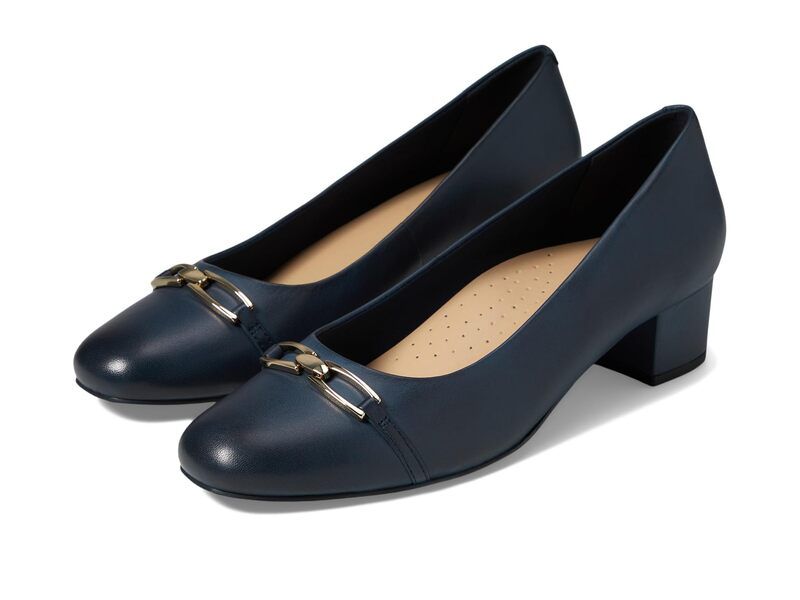トロッターズ レディース シューズ ヒール Trotters Dakota Navy ネイビー