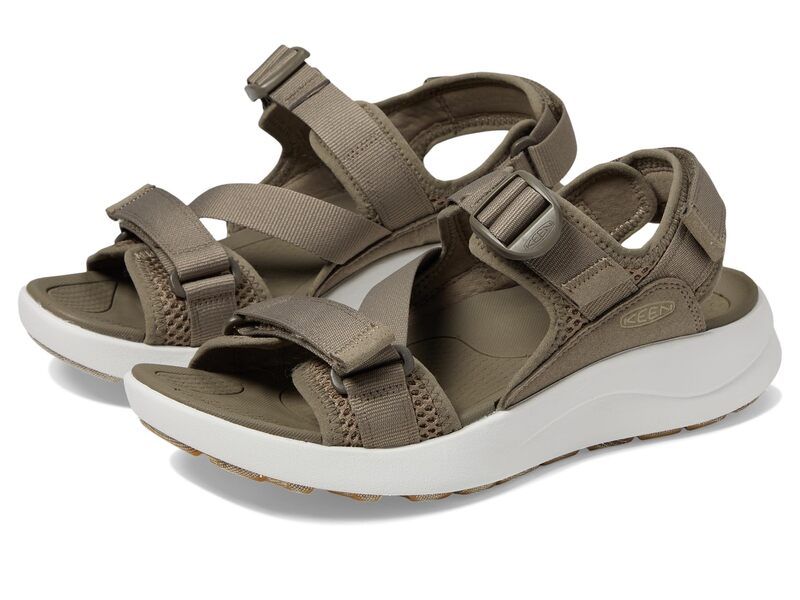 キーン レディース シューズ サンダル KEEN Elle Sport Backstrap BrindleStar Wh