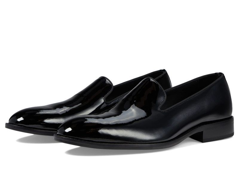 ジョンストンアンドマーフィー メンズ シューズ スリッポン・ローファー Johnston Murphy Gavney SlipOn Black Patent ブラック