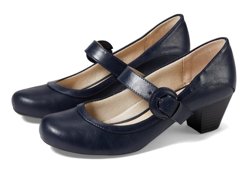 ライフストライド レディース シューズ ヒール LifeStride Rozz Navy ネイビー