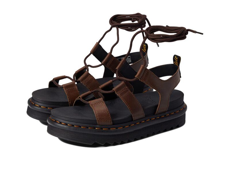 ドクターマーチン レディース シューズ サンダル Dr Martens Nartilla Dark Brownew ブラウン