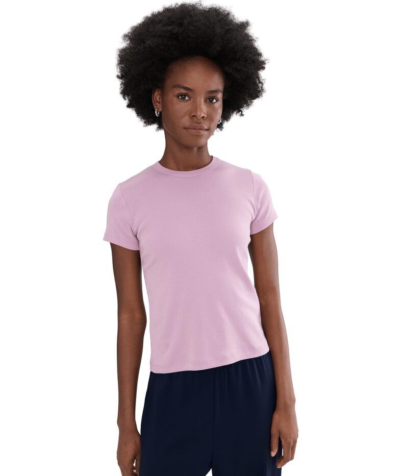 ヴィンス レディース トップス シャツ Vince Shrunken 90s Tee Amethyst