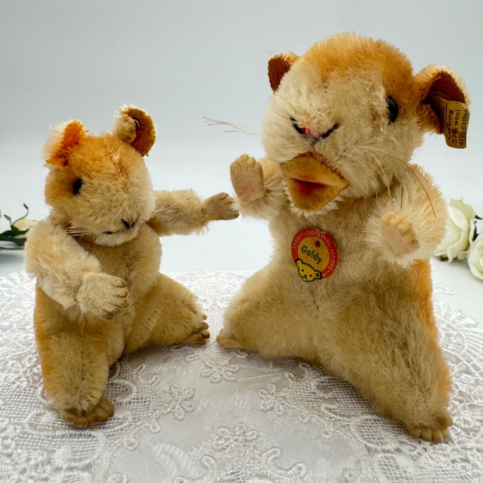 送料無料☆シュタイフ☆Goldy Hamster 10cm☆ハムスターのゴールディ