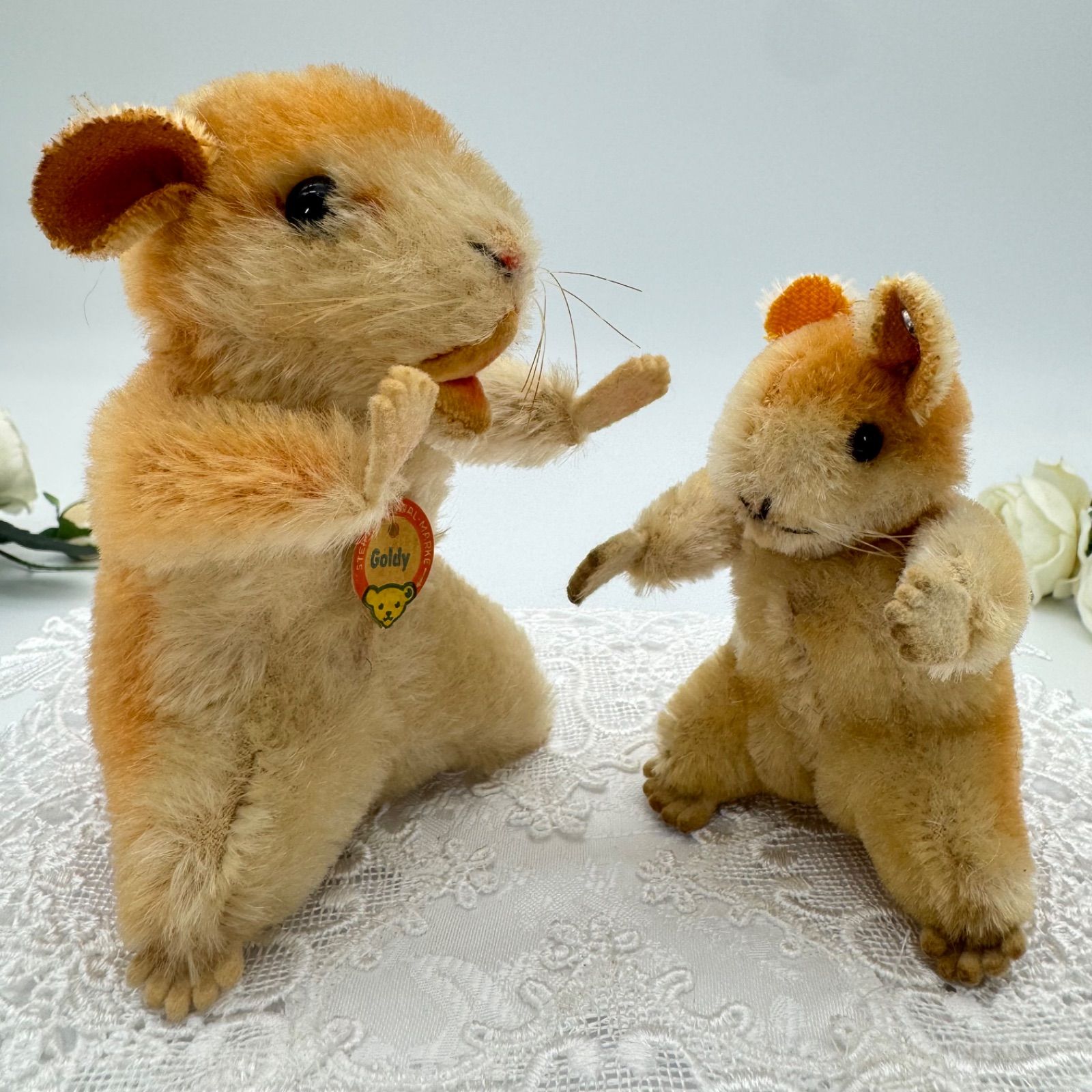 送料無料☆シュタイフ☆Goldy Hamster 10cm☆ハムスターのゴールディ
