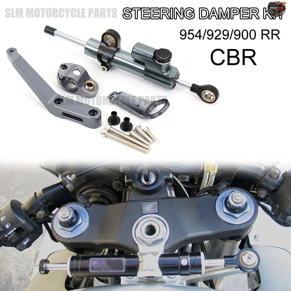 CBR 929 RR 2000 2001 CNC モーターサイクル ステアリング スタビライザー ダンパー マウント ブラケット キット ホンダ CBR929RR用